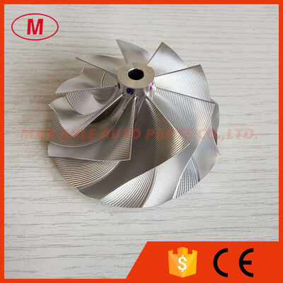 GT15-25 Reverse 54.28/67.40mm 9+0 Blades Point Milling Turbo Aluminum 2618/billet Compressor Wheel
