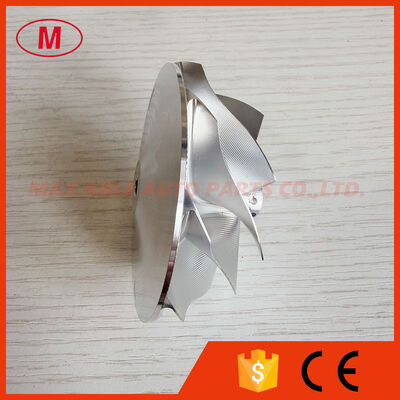 GT15-25 Reverse 54.28/67.40mm 9+0 Blades Point Milling Turbo Aluminum 2618/billet Compressor Wheel
