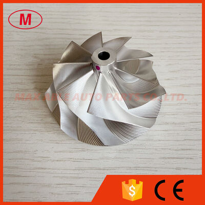 GT15-25 forward 48.34/60.01mm 9+0blades point milling turbo milling/aluminum 2618/billet compressor wheel