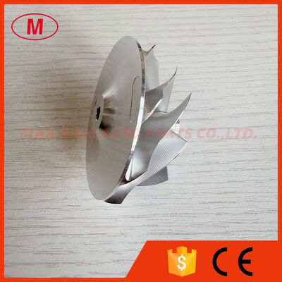 GT15-25 forward 48.34/60.01mm 9+0blades point milling turbo milling/aluminum 2618/billet compressor wheel