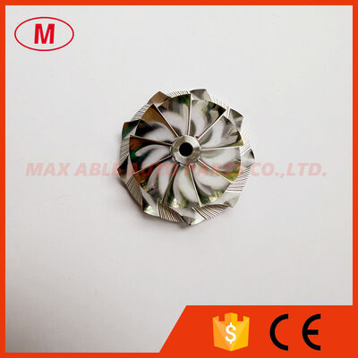 GTA2359V 44.51/59.48mm 9+0blades turbo milling/aluminum 2618/billet compressor wheel FOR 842127-0001, 775095-0001, 769686-0001 Landcruiser D4D Utility V8 (VDJ78/VDJ79) 2007-2018, Engine: 1VDFTV 4.5L
