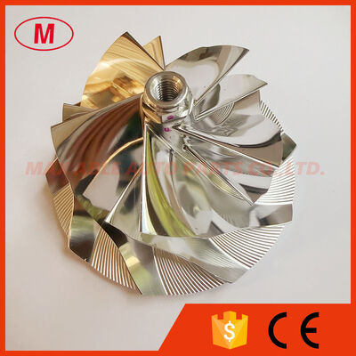 GT47 73.90/102.90mm 5+5 Blades Turbocharger Milling/aluminum 2618/billet Compressor Wheel Splitter height:39.00mm