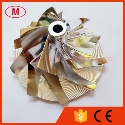 GT47 67.00/102.00mm forward 5+5 Blades high performance turbo aluminum 2618/milling/Billet compressor wheel