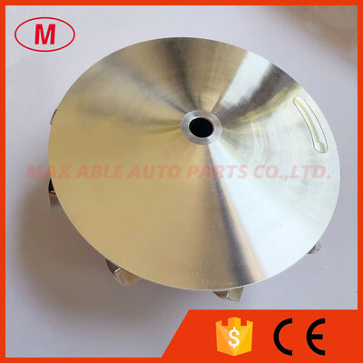GT47 67.00/102.00mm forward 5+5 Blades high performance turbo aluminum 2618/milling/Billet compressor wheel