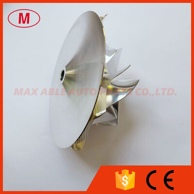 GT47 67.00/102.00mm forward 5+5 Blades high performance turbo aluminum 2618/milling/Billet compressor wheel
