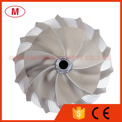GT5530 94.75/133.00mm 7+7 Blades Point Milling Dodecagon Nut Design High Performance Turbo Aluminum 2618/billet Compressor Wheel
