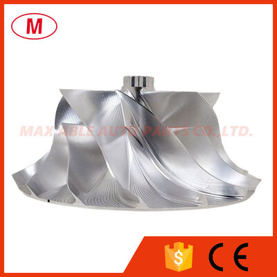 GT5530 94.75/133.00mm 7+7 Blades Point Milling Dodecagon Nut Design High Performance Turbo Aluminum 2618/billet Compressor Wheel