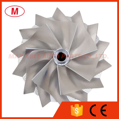 GT55 7+7 blades 88.85/122.00mm Dodecagon Nut design, Performance Design turbo milling/aluminum 2618/billet compressor wheel