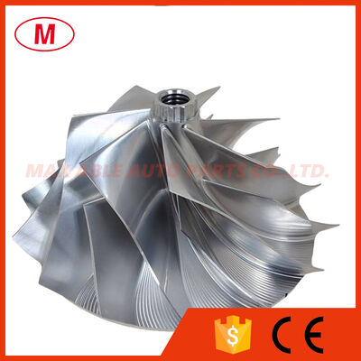 GT55 7+7 blades 88.85/122.00mm Dodecagon Nut design, Performance Design turbo milling/aluminum 2618/billet compressor wheel