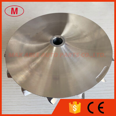 GT55 106.29/144.33mm 7+7 Blades Dodecagon Nut Design High Performance Turbo Milling/aluminum 2618/billet Compressor Wheel