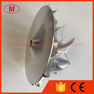 GT55 106.29/144.33mm 7+7 Blades Dodecagon Nut Design High Performance Turbo Milling/aluminum 2618/billet Compressor Wheel