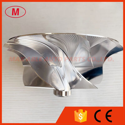 GT55 106.29/144.33mm 7+7 Blades Dodecagon Nut Design High Performance Turbo Milling/aluminum 2618/billet Compressor Wheel