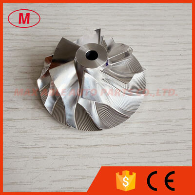 TB25 445436-0002 42.56/60.13mm 6+6 blades turbo milling/aluminum 2618/billet compressor wheel for 14411-24004
