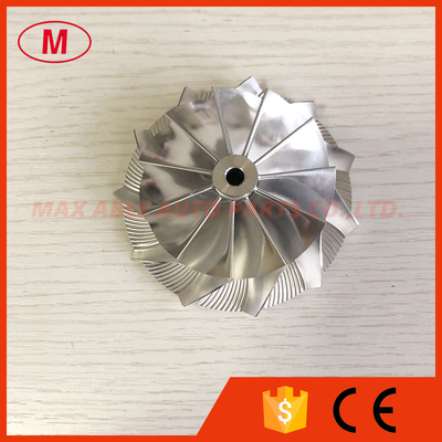 K16 59.00/78.00mm 11+0 blades turbo billet/milling/aluminum 2618 compressor wheel