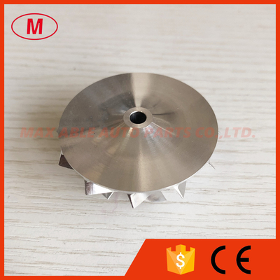 GT15-25 433256-0003 37.91/49.00mm 6+6 blades high performance turbo billet/milling/aluminum 2618 compressor wheel