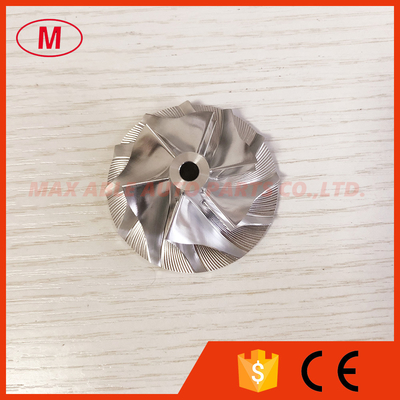 GT15-25 436131-0019 36.78/52.19mm 6+6 blades turbo milling/aluminum 2618/billet compressor wheel for 709836/727461