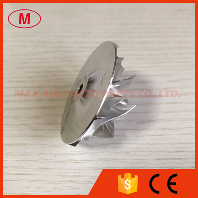 GT15-25 436131-0019 36.78/52.19mm 6+6 blades turbo milling/aluminum 2618/billet compressor wheel for 709836/727461