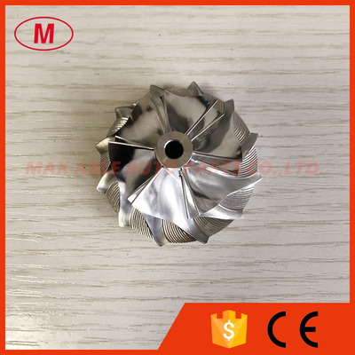 GT15-25 38.58/52.00mm 6+6 blades 784363-0002B/735475-0002 performance milling/aluminum 2618/billet compressor wheel