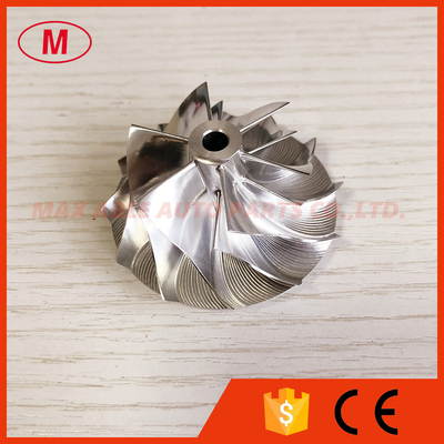 GT15-25 38.58/52.00mm 6+6 blades 784363-0002B/735475-0002 performance milling/aluminum 2618/billet compressor wheel