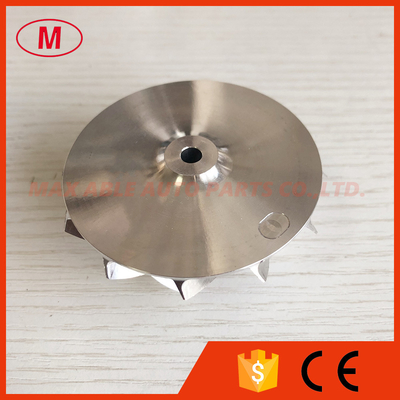 GT15-25 47.56/61.98mm 6+6 blades superback:2.67 turbo milling/aluminum 2618/billet compressor wheel