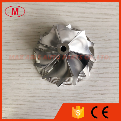 RHF5 reverse 50.50/66.00mm 6+6 blades high performance Turbo Billet/milling/aluminum 2618 compressor wheel