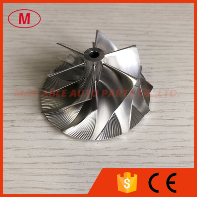 RHF5 reverse 50.50/66.00mm 6+6 blades high performance Turbo Billet/milling/aluminum 2618 compressor wheel