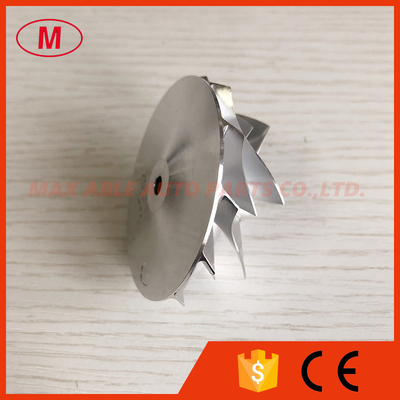 TD04HL 19T reverse 46.02/58.00mm 6+6 blades 49189-X Turbocharger milling/aluminum 2618/billet compressor wheel