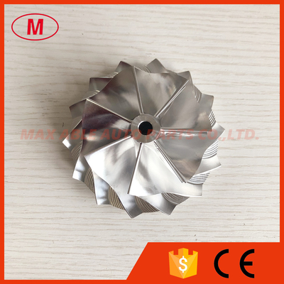 HX40 7+7 blades 67.00/89.00mm  high performance turbo Turbocharger milling/aluminum 2618/billet compressor wheel