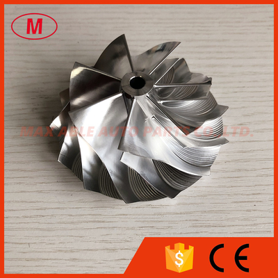 HX40 7+7 blades 67.00/89.00mm  high performance turbo Turbocharger milling/aluminum 2618/billet compressor wheel