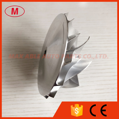 HX40 7+7 blades 67.00/89.00mm  high performance turbo Turbocharger milling/aluminum 2618/billet compressor wheel