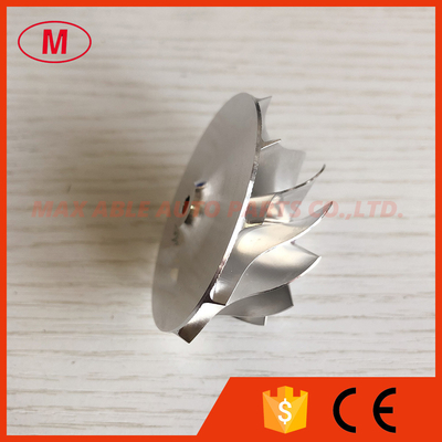 KP39 39.50/52.00mm 11+0 blades high performance Turbo milling/aluminum 2618/billet compressor wheel