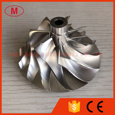 K27 5327-123-2311 51.73/80.81mm 7+7 blades high performance Billet/milling/aluminum 2618 compressor wheel