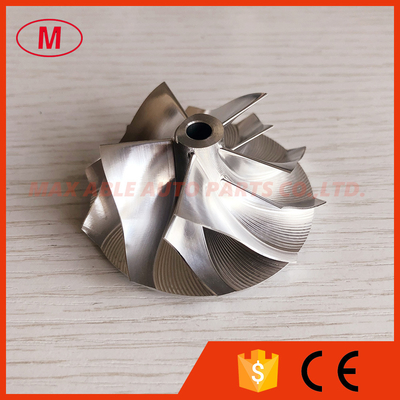 TB25 46.52/60.13mm 5+5blades high performance collar diameter:14mm turbo milling/aluminum 2618/billet compressor wheel