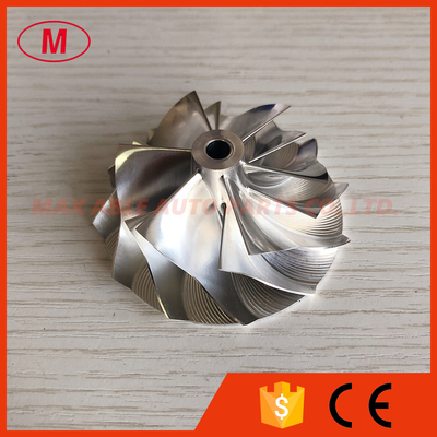 K16 5324-123-2202 49.52/61.98mm 6+6 blades high performance milling/aluminum 2618/billet compressor wheel