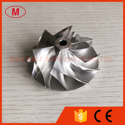 TB25 forward 47.71/60.13mm 6+6 blades 445436-0005 turbo milling/alumimun 2618/billet compressor wheel for TBA