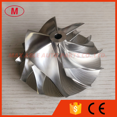 T04E forward 61.40/82.00mm 6+6 blades high performance turbo billet/milling/alumimun 2618 compressor wheel