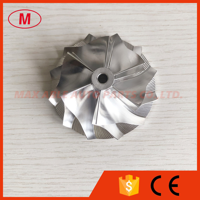 CT26 53.11/70.98mm 6+6 blades Turbo aluminum 2618/milling/Billet compressor wheel for TOYOTA