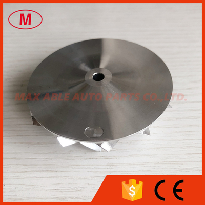 CT26 53.11/70.98mm 6+6 blades Turbo aluminum 2618/milling/Billet compressor wheel for TOYOTA