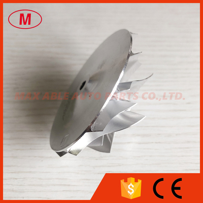 CT26 53.11/70.98mm 6+6 blades Turbo aluminum 2618/milling/Billet compressor wheel for TOYOTA