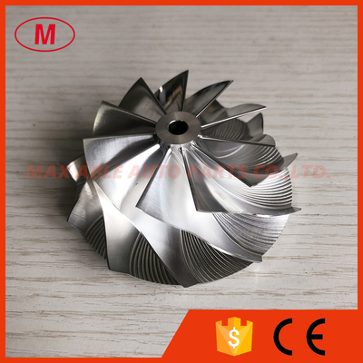 K16 54.64/71.00mm 11+0 blades Turbo milling/aluminum 2618/billet compressor wheel