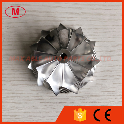 K16 54.64/71.00mm 11+0 blades Turbo milling/aluminum 2618/billet compressor wheel