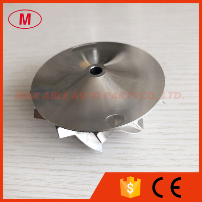 RHF55 48.62/65.00mm 6+6 blades high performance Turbo aluminum 2618/Billet compressor wheel