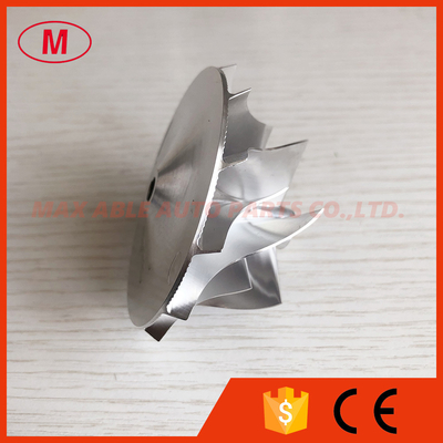 RHF55 48.62/65.00mm 6+6 blades high performance Turbo aluminum 2618/Billet compressor wheel