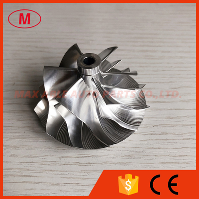 B03G 1862-123-2001/1862-123-0002 6+6 blades 47.70/62.00mm high performance milling/aluminum 2618/billet compressor wheel