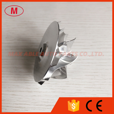 B03G 1862-123-2001/1862-123-0002 6+6 blades 47.70/62.00mm high performance milling/aluminum 2618/billet compressor wheel