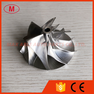 K04 46.00/60.00mm 5+5 blades high performance Turbo milling/aluminum 2618/billet compressor wheel
