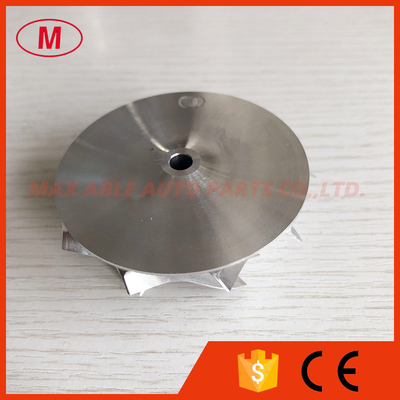 K04 46.00/60.00mm 5+5 blades high performance Turbo milling/aluminum 2618/billet compressor wheel