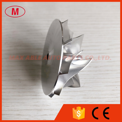 K04 46.00/60.00mm 5+5 blades high performance Turbo milling/aluminum 2618/billet compressor wheel