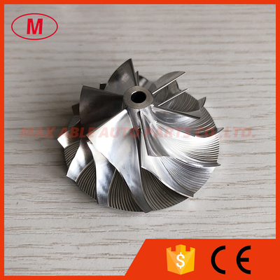 K04 39.30/56.08mm 6+6 blades 5306-123-2016 performance Turbo aluminum 2618/billet compressor wheel for 5304-970-0086