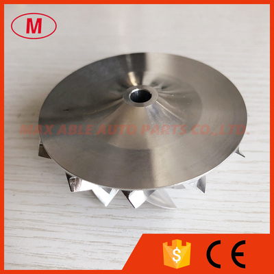 RHC6 6+6 blades 51.19/70.00mm aluminum 2618/milling/billet compressor wheel for Hummer